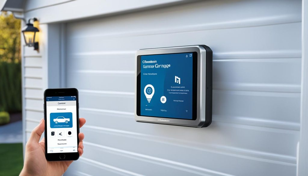 Chamberlain Smart Garage Control app interface