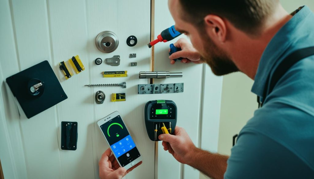 Installing a smart lock