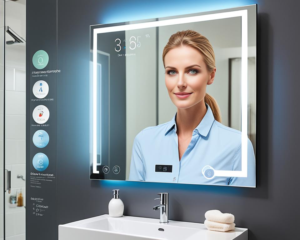 Smart bathroom mirror