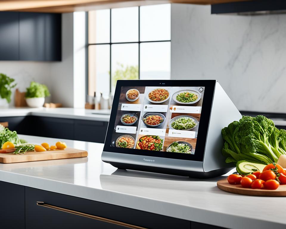 Smart display in the kitchen