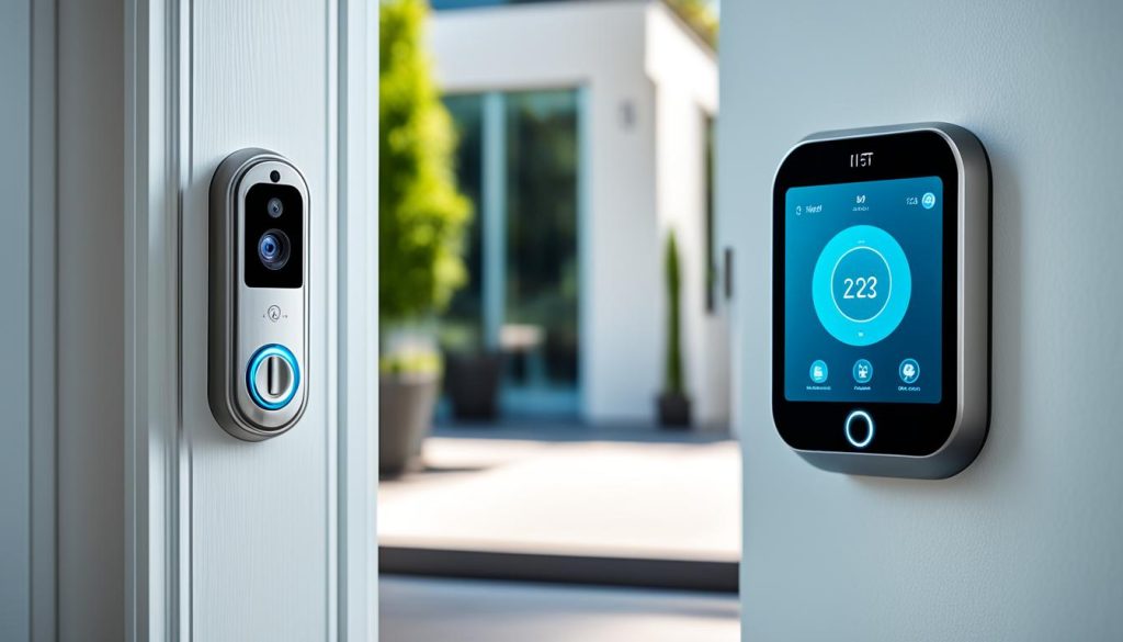 Smart door lock integration with IoT devices