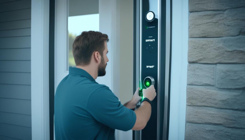 Smart lock installation