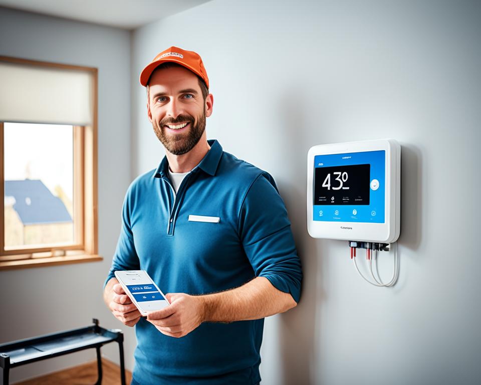 Smart thermostat installation preparation