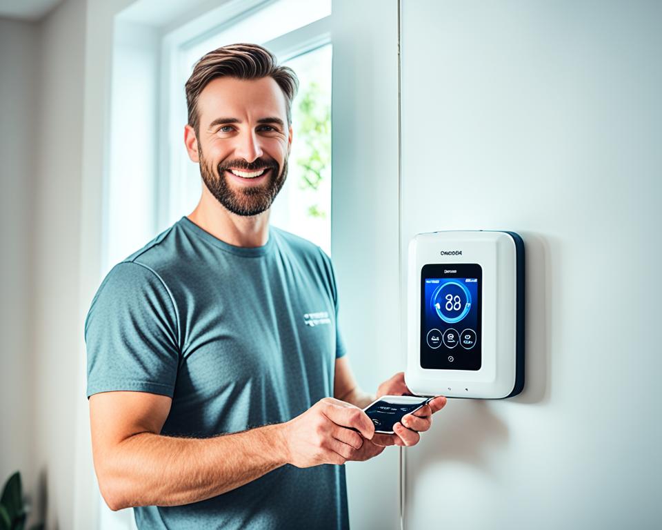 Smart thermostat installation