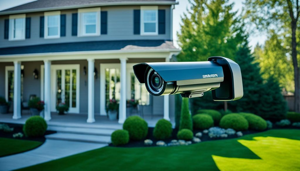 Outdoor security camera monitoring