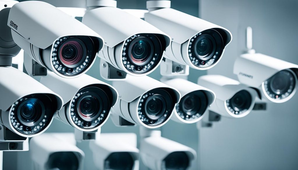 components of commercial security camera systems