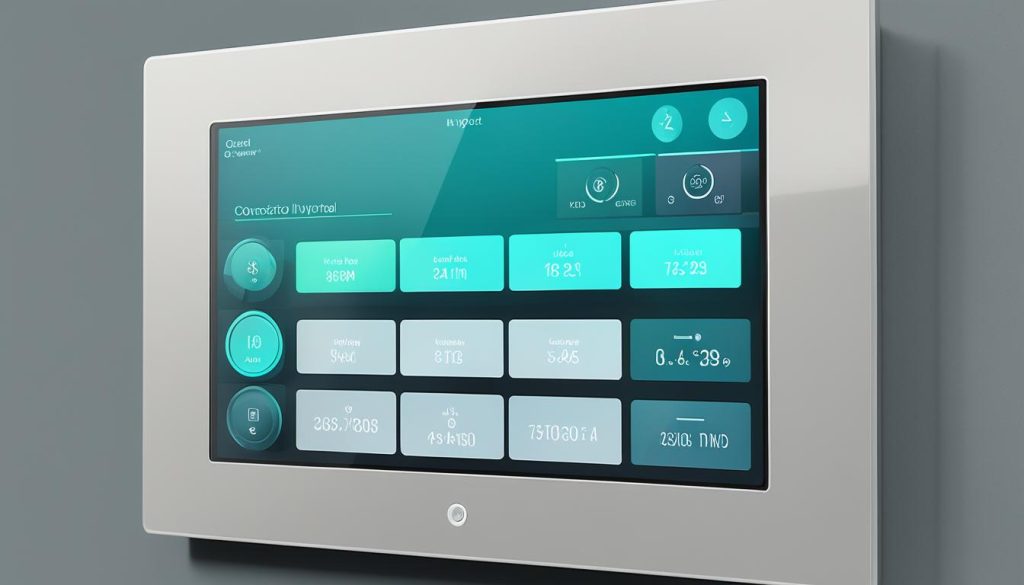 smart home control panel