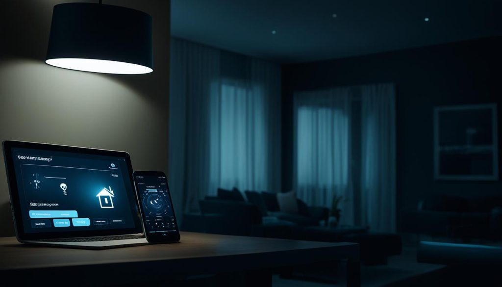 smart lighting home security