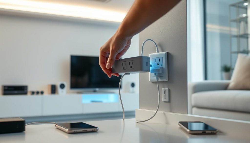 Installation of smart power strips