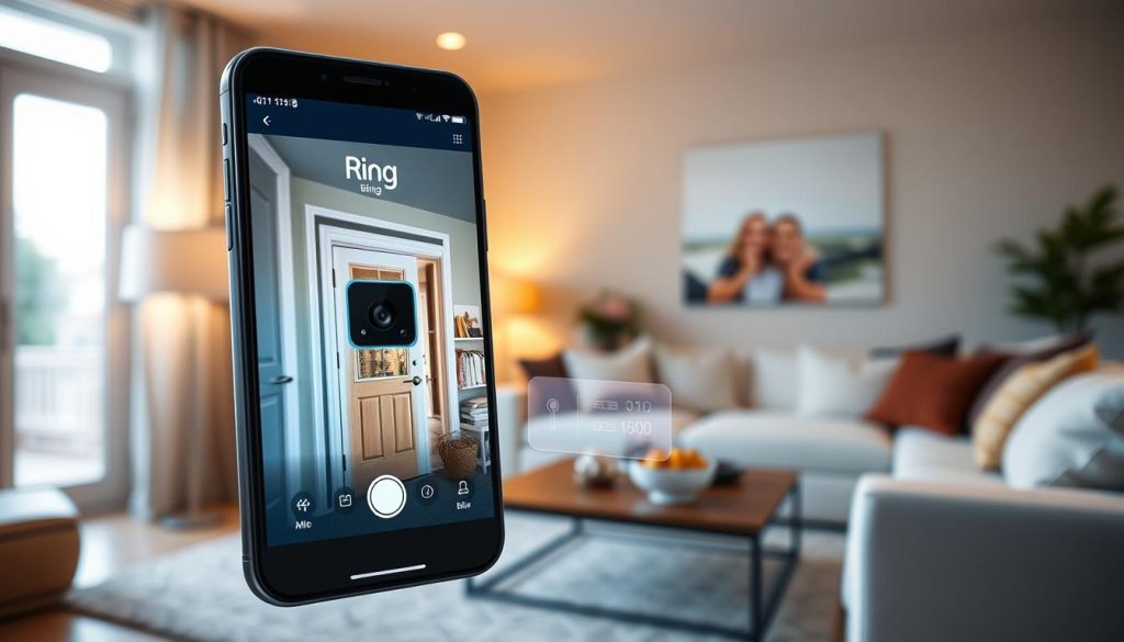 Ring app remote monitoring access control