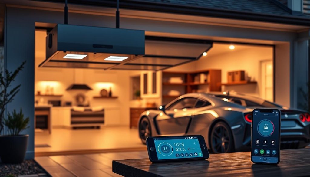 Smart home garage door opener