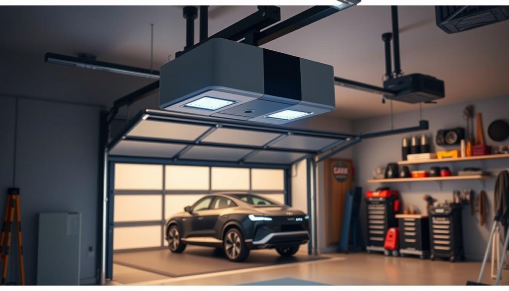 Voice activated garage opener