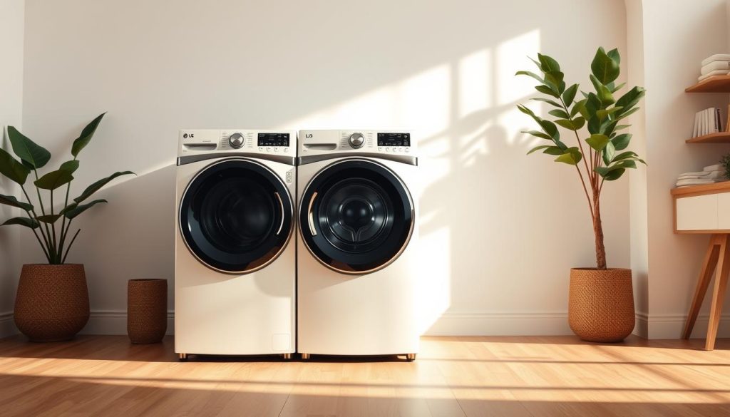 energy-efficient LG ThinQ Washer & Dryer