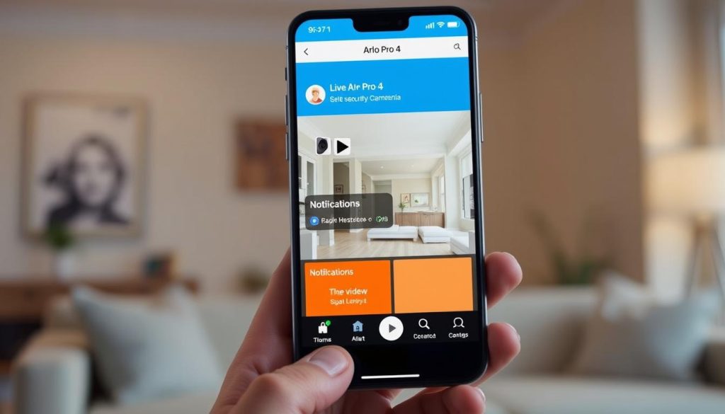 Arlo Pro 4 mobile app