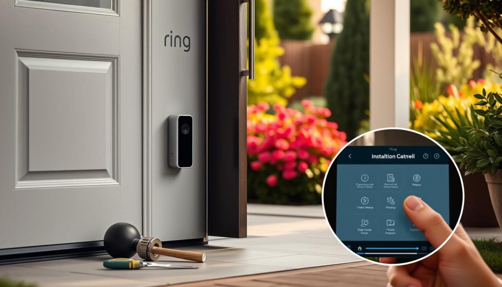 Ring doorbell setup