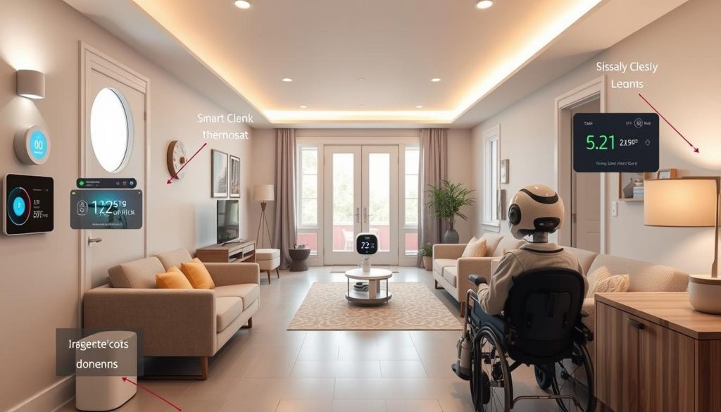 Accessibility features in smart homes