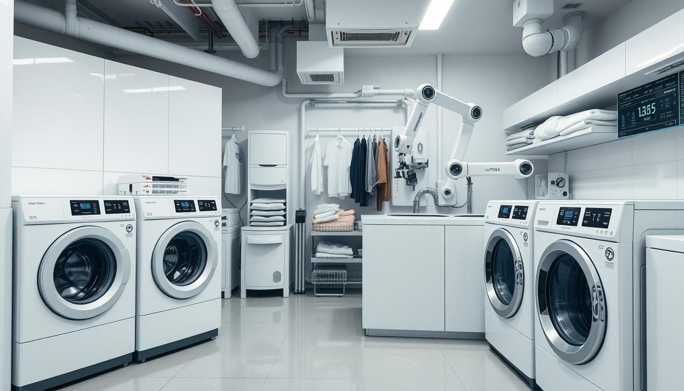 Automated laundry systems