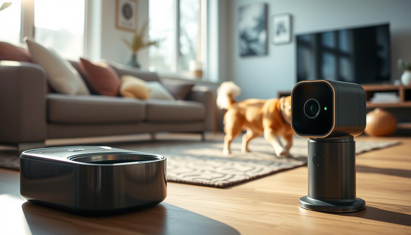 Smart pet feeders and cameras