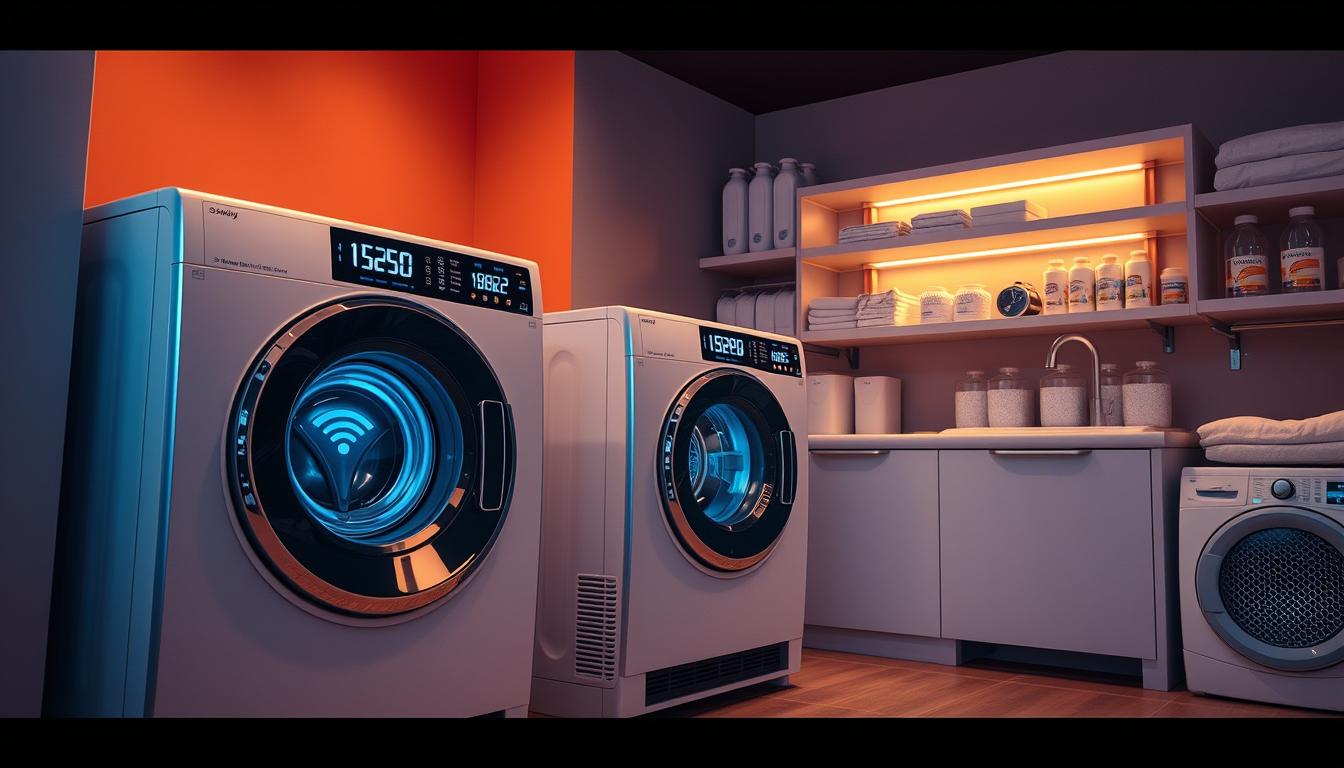 Smart washing machines and dryers