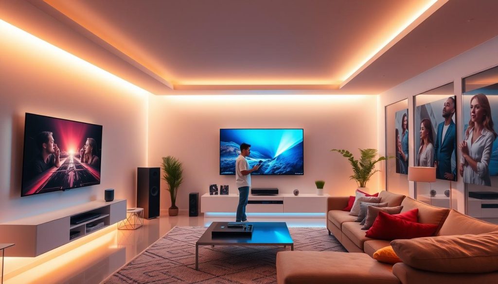 Voice-activated home entertainment