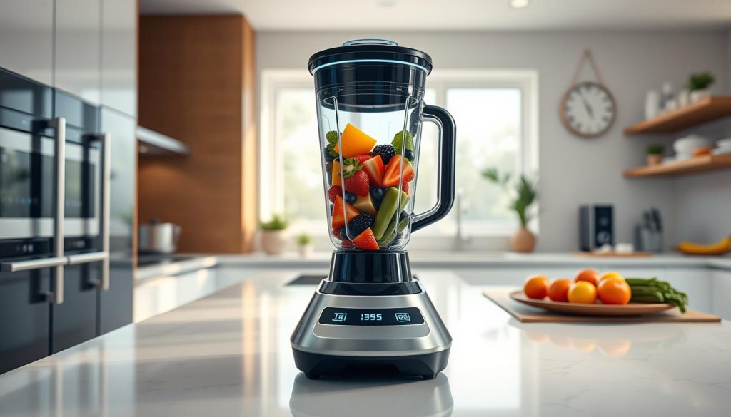 smart blender in action