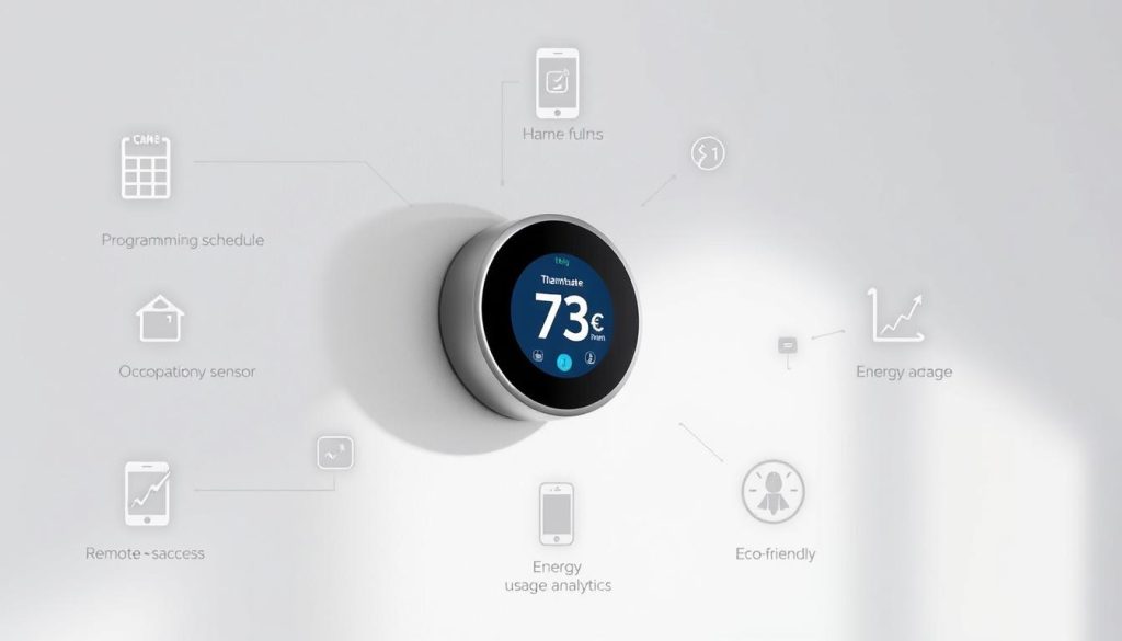 smart thermostat features for saving energy