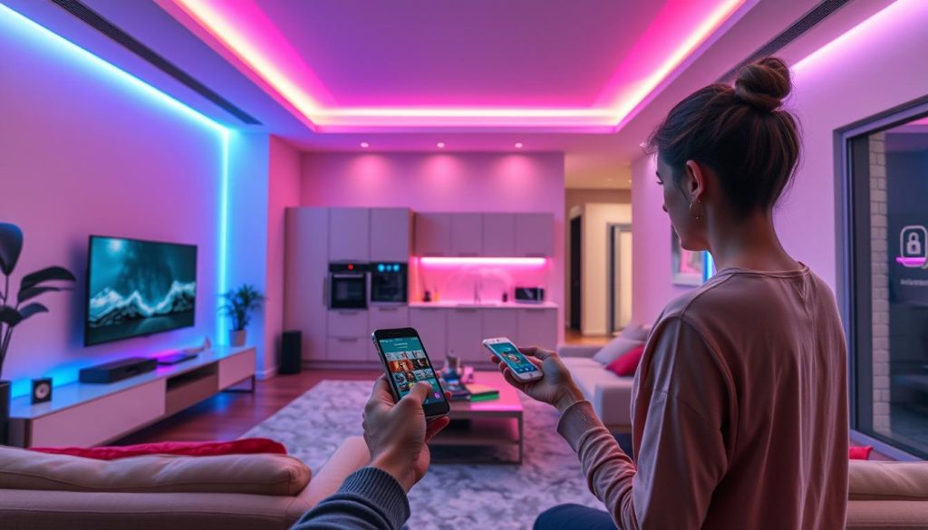 voice-controlled home automation